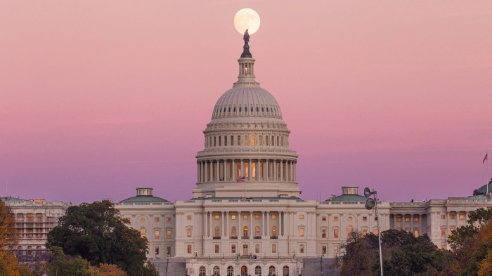 Suppose you walk into the capitol in washington